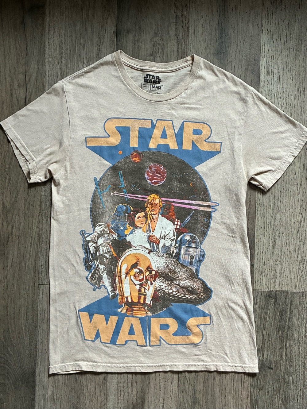 Star Wars Men's Graphic Tee in Cream